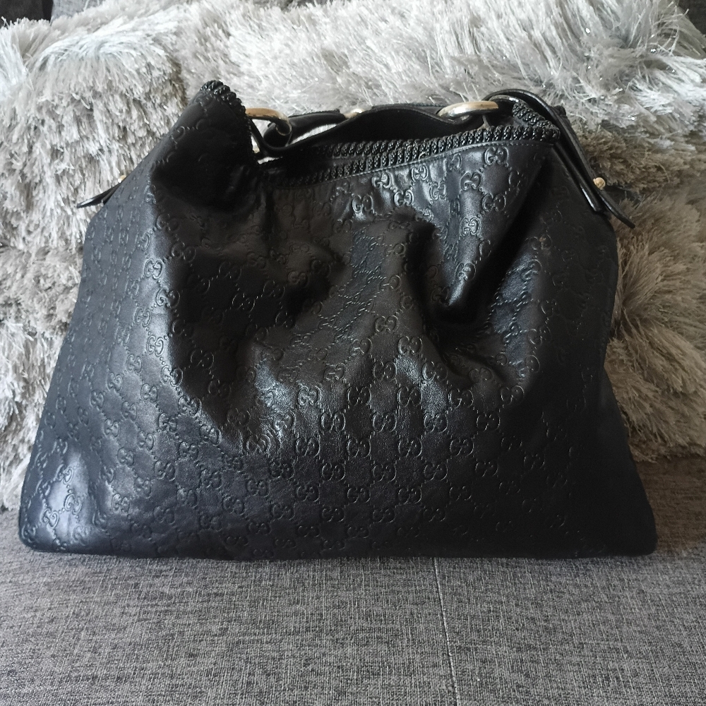 Gucci Black Hobo Bag